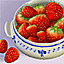 jordgubbar i skål